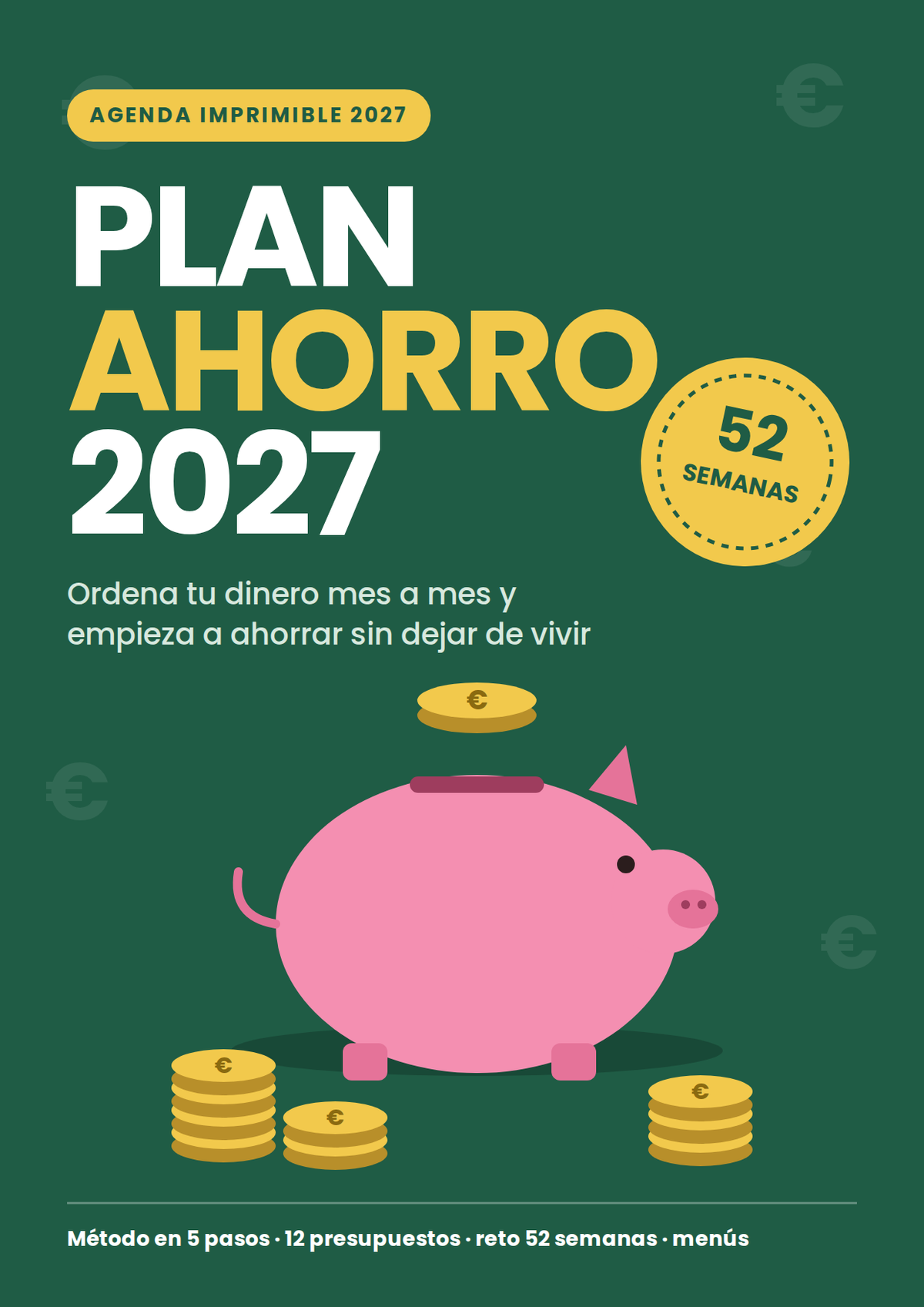 Portada de la agenda Plan Ahorro 2027
